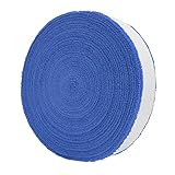 10M Raqueta de Tenis de bádminton Antideslizante Toalla de algodón Agarre Toalla Grande Carrete Empuñadura Roll Overgrip Cinta de Sudor Cintas absorbentes (Color : Azul)