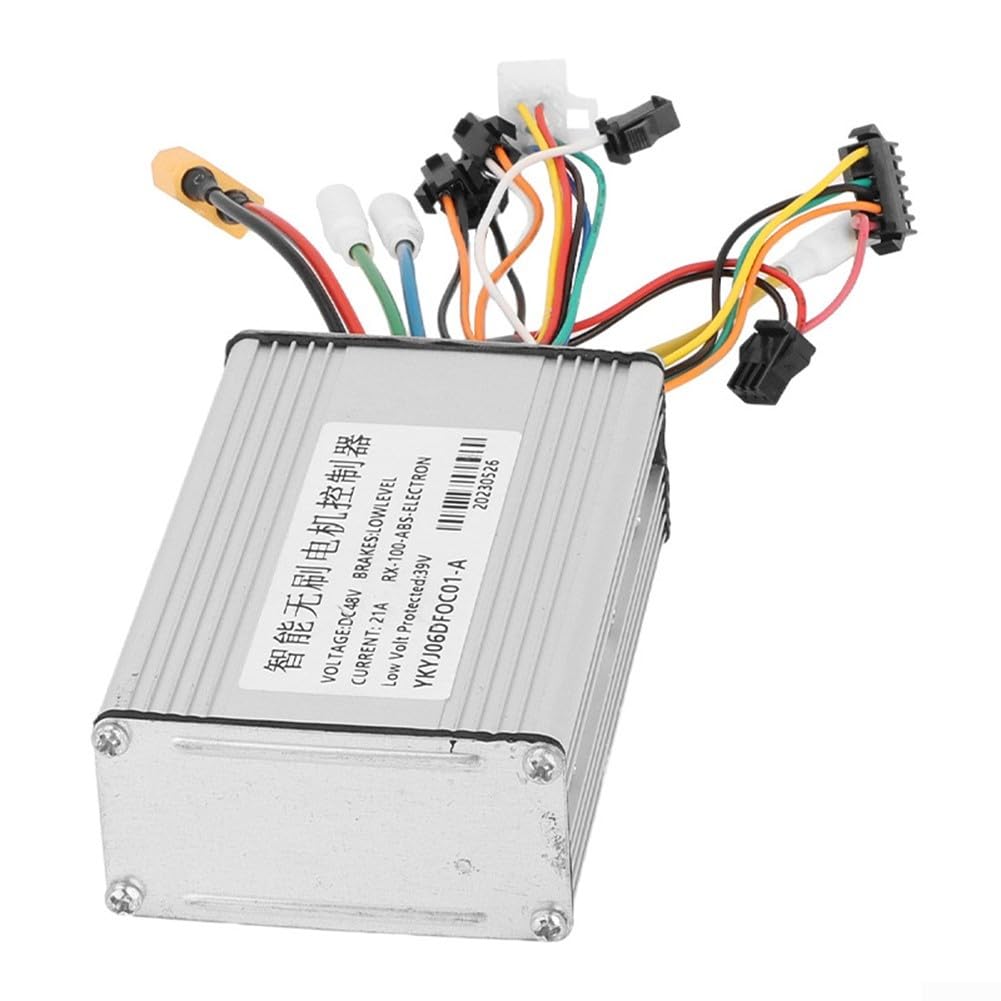 KugooM4pro Contrôleur de moteur pour scooter électrique, 48 V 21 A, sans balais intelligent, Intelligent Brushless Motor Controller, Contrôleur De Scooter Électrique avec Couvercle De Port De