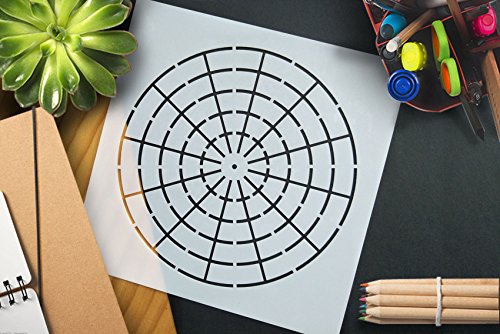 Gss Designs Pack Of 3 Mandala Stencils Template Set - Mandala Dotting Tool 8/12/16 Segment - Art Painting Guide For Furniture Cards Canvas Stone Wood (Sl-016) #TOP2