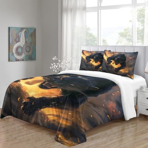 Housse de couette ultra douce fermeture éclair linge super king - 5