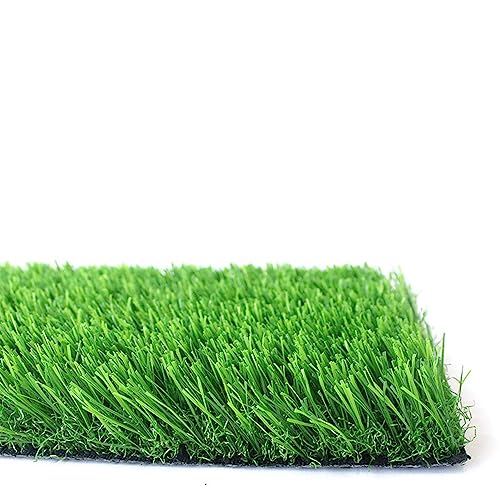 Erba artificiale 1 x 3 m, prato finto realistico per interni ed esterni, tappeto erboso durevole per giardino e paesaggistica, tappeto sintetico di alta qualità