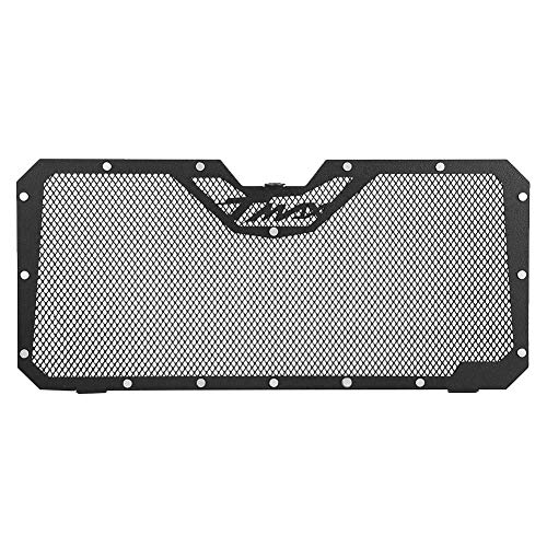 Cubierta de Radiador Protector, Protector de Radiador Cubierta de Parrilla de la Motocicleta Aleación de Aluminio Cubierta de Radiador Protector de Rejilla para T-MAX 530 12-16(Black)