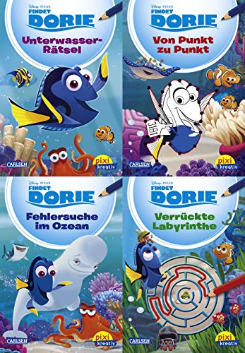 Pixi kreativ 4er-Set 23: Disney: Findet Dorie (4x1 Exemplar) (23) Pixi kreativ 4er-Set 23: Disney: Findet Dorie (4x1 Exemplar) (23)