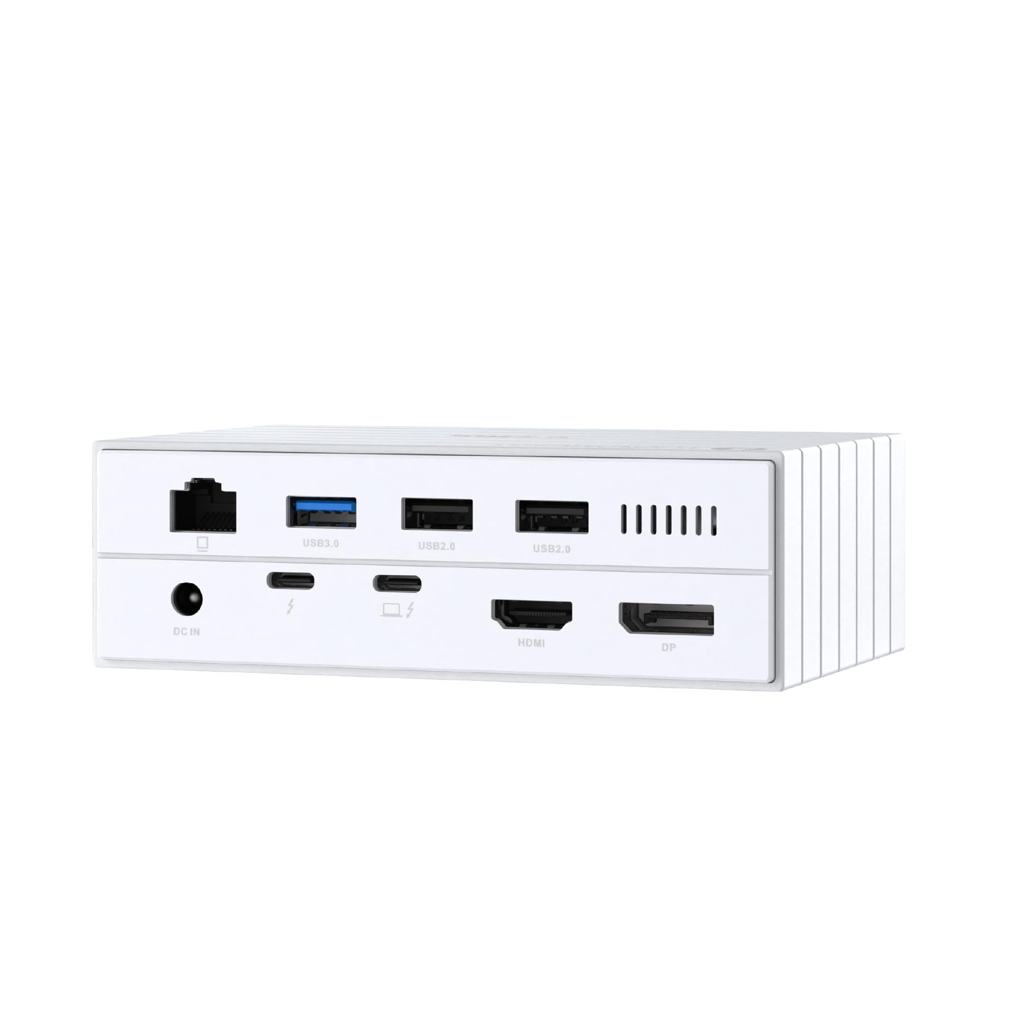 D-Link Stacja dokująca DUF-E01 Thunderbolt 4 14-w-1, potrójny wyświetlacz 8K, 40 GB/sek., ładowanie PD 60 W, HDMI 2.1, DP 1.4, Gigabit LAN, SD/microSD, Audio, Porty USB-C i USB-A - do komputerów Mac