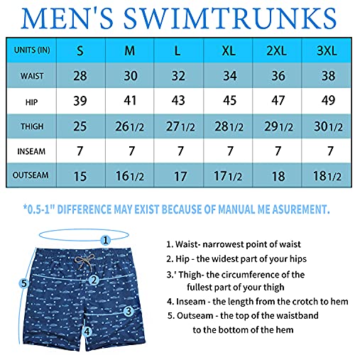 Biwisy Men's Outdoor Sports Swimming Trunks Quick Dry Beach Shorts Swimming Trunks Dark Green #TOP6