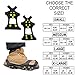 HoFire Ice Cleats for Shoes and Boots, Ice Snow Traction Cleats Grippers, Non Slip Shoe Ice Grippers,10 Steel Rubber Spikes Crampons Anti Easy Slip Studs Crampons Slip-on Stretch Footwear(Black, L)