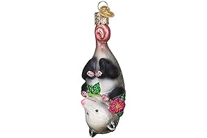 Old World Christmas Ornaments Blossom Opossum Glass Blown Ornaments for Christmas Tree