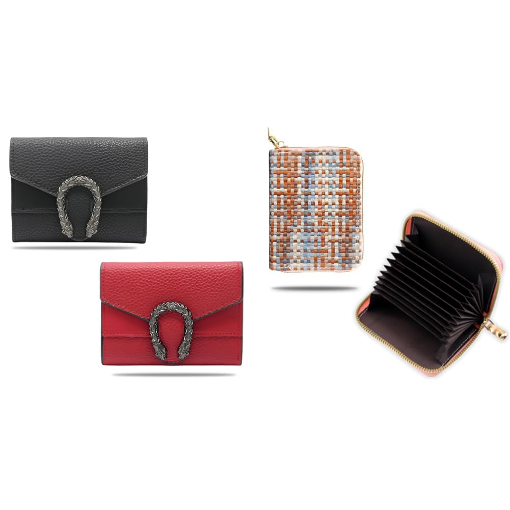 kraptick Women s Wallet Stylish Compact Purse Clutch with Card & Coin Holder Debit Card Organizer, + Wallet for Unisex - The Ultimate Stylish and Compact Credit, Debit, ATM Card Holder-picture-8