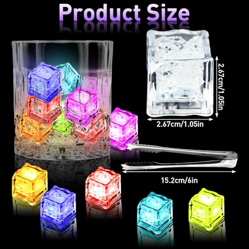 24 Cubos de Hielo LED Reutilizables para Bebidas miniatura 2