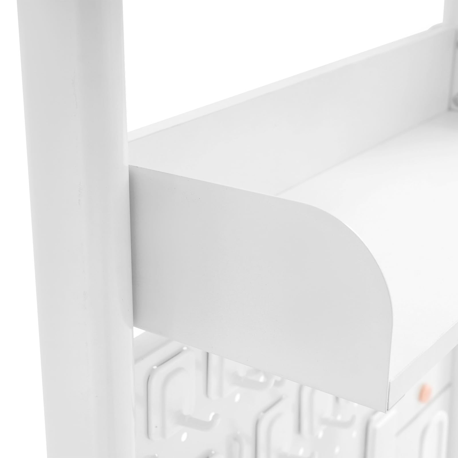 Scaffale da scrivania a 2 livelli, con clip, per ufficio, gaming e home office, scaffale da tavolo regolabile in altezza, in acciaio
