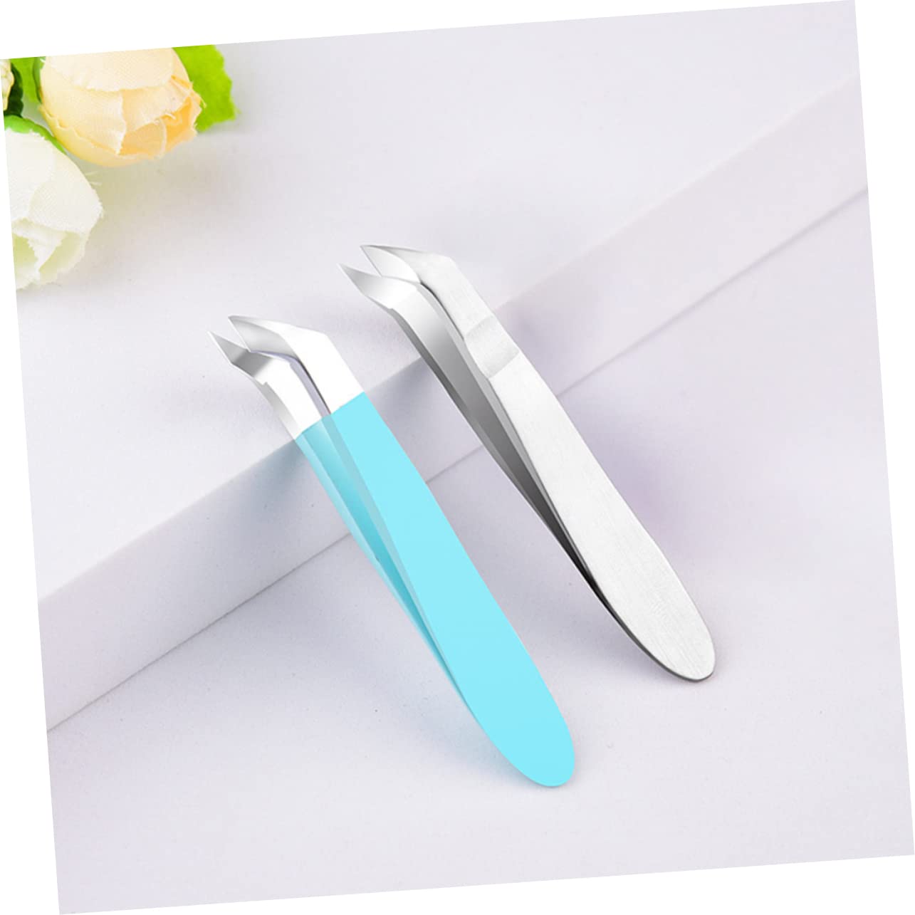 MUCKLILY Professional Stainless Steel Cuticle Clippers Nail Art Tool for Exfoliation Treatment for Dead Skin Removal Durable Design for Manicure and Care