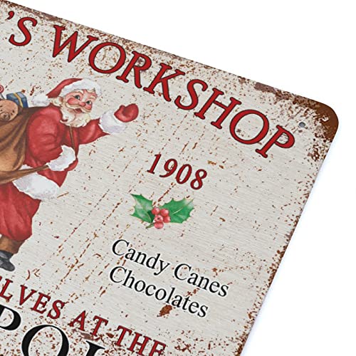 Plaque en métal de Noël : le cadeau rétro idéal pour décorer la maison - 7