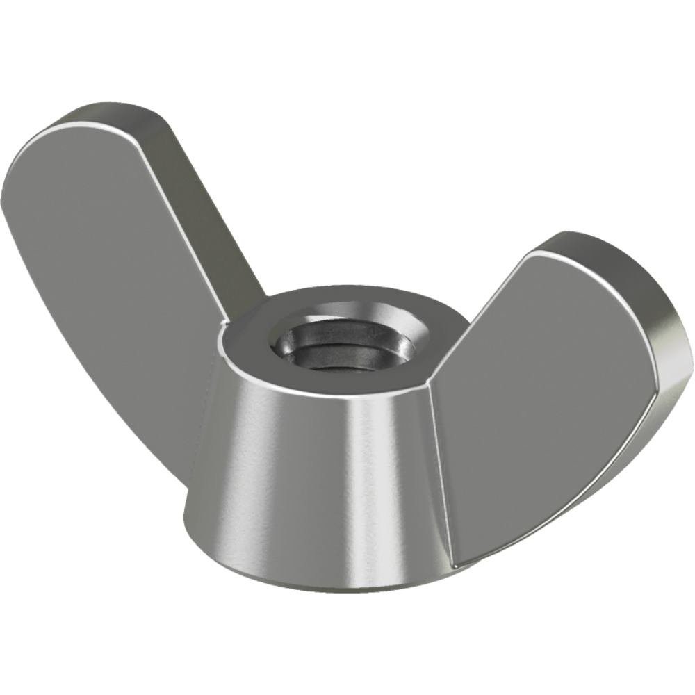 50 pezzi Galletti simili. DIN 315 – Acciaio Inossidabile A2 americano Forma M14