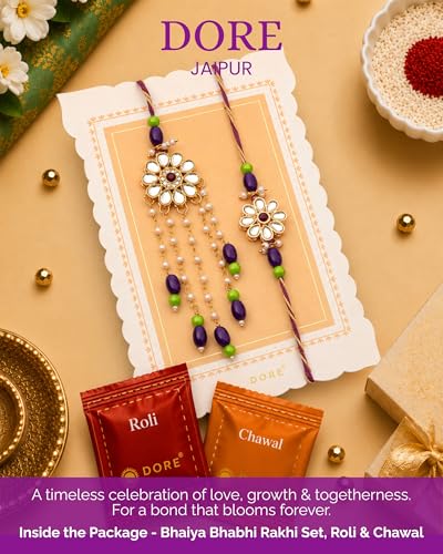 Image of Hyperfoods Bhaiya Bhabhi Rakhi Set Dry Fruits Gift Box 590gm RawFruit Courtyard Collection Pack of 3 Cashews, Almonds & Raisins (125 grams Each) Rakhi For Brother And Bhabhi DryFruits Gift Pack Dry Fruits Gift Hamper