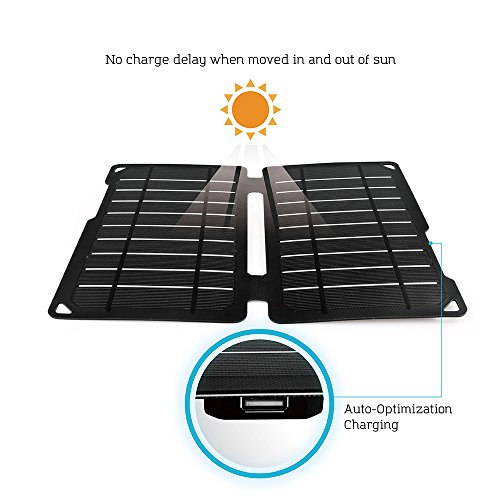 image for Renogy Portable E.Flex Monocrystalline 10W Solar Panel with USB Port f