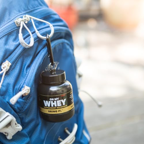 Onmywhey OMW-1000-3 Protein Powder And Supplement Funnel Keychain, Portable To-Go Container For The Gym, Workouts, Fitness, And Travel thumb #4