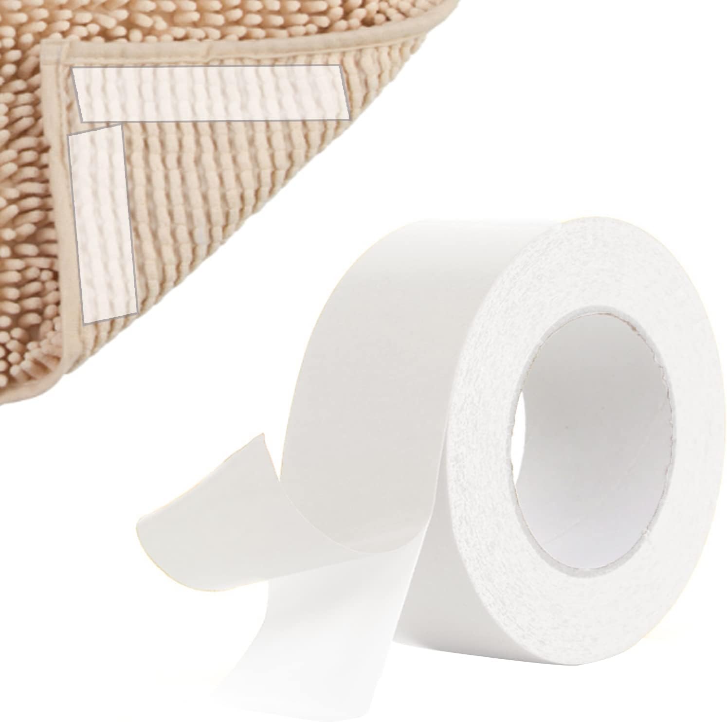 Grippers for Mats on Carpet, 5cm x 20m Carpet Grippers for Rugs on Top