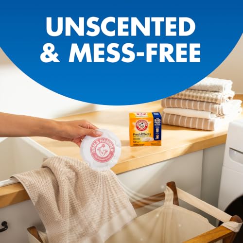 ARM & HAMMER Fresh Effects Odor Neutralizing Baking Soda Pouches, 5 Count, White - image 6