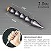Ztylus Gadget Addix 3 in 1 RATTLE PEN: Black Ink Writing Pen, Fidget Spinner End Cap, Pressure Tip, Ergonomic Grip (Aluminium Silver)