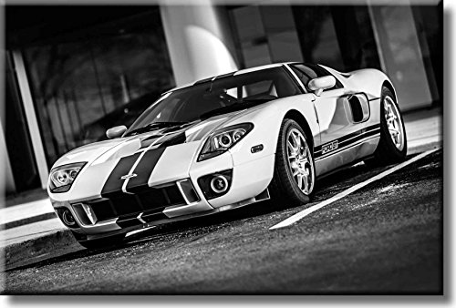 Ford GT Sports Car Picture on Stretched Canvas