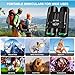 PISEZ 30X60 Compact Binoculars for Adults and Kids，Lightweight Foldable Easy Focus Small Binoculars for Bird Watching Hunting Concert Traveling Theater Opera Sightseeing