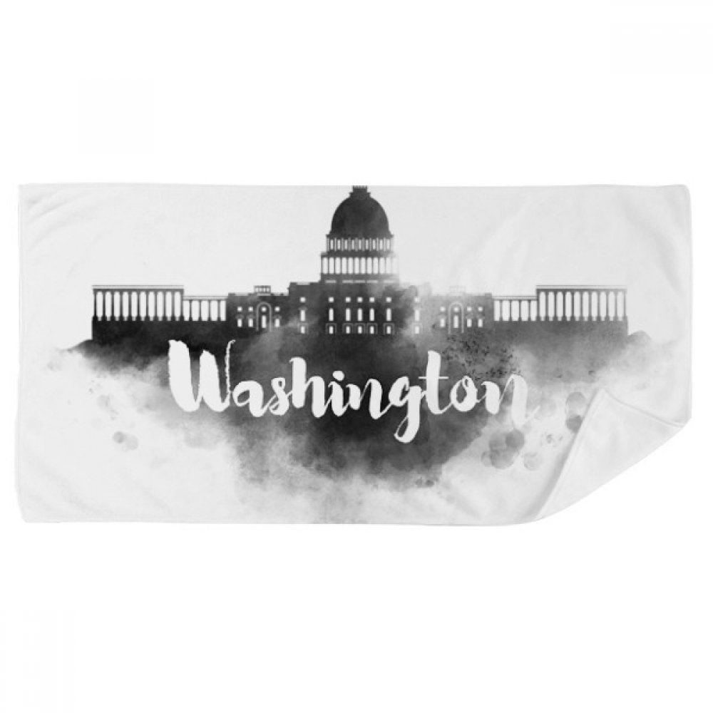 Serviette de bain Washington, drap de douche doux 35x70cm pour vos moments de détente au quotidien