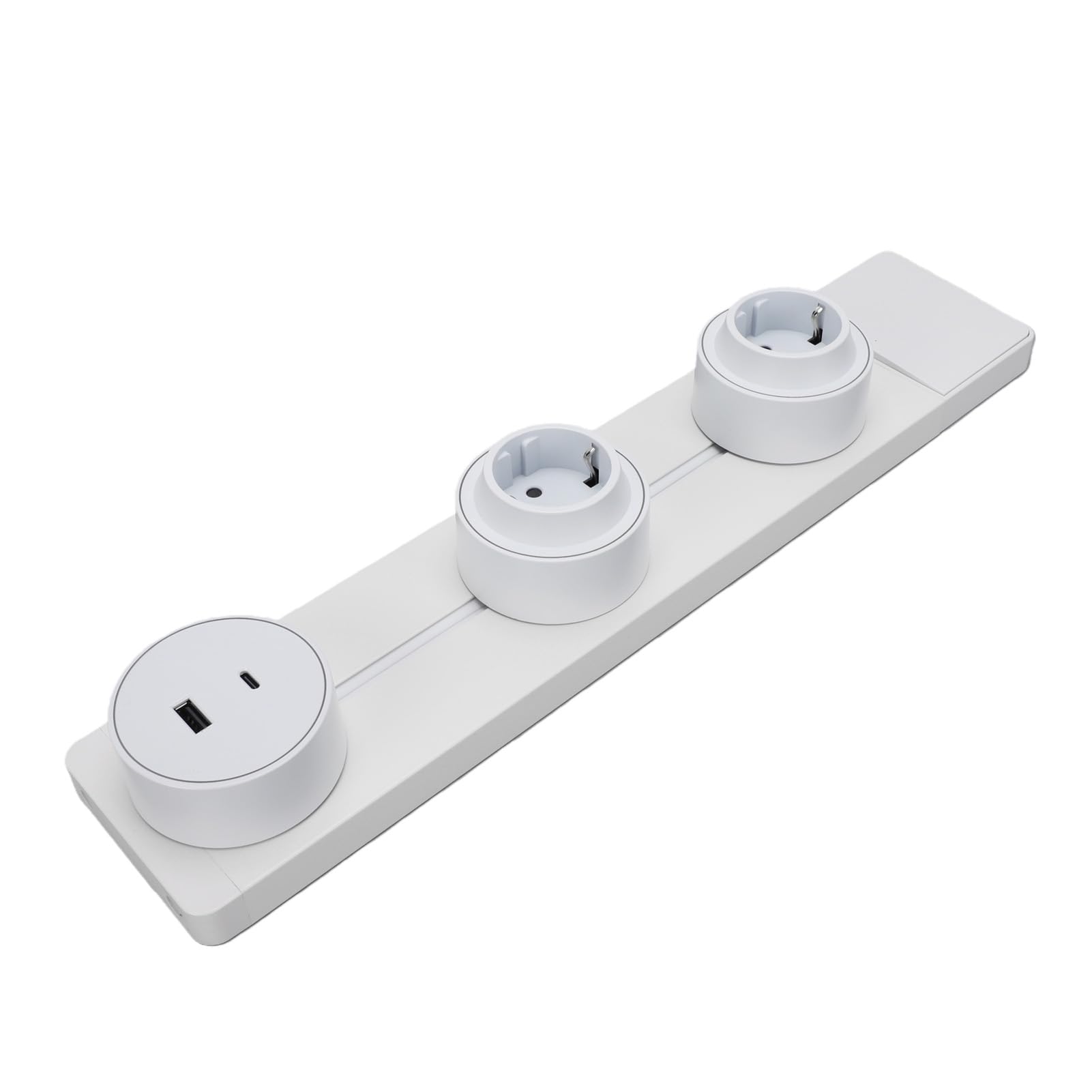 Hyuduo Multiprise sous Armoire Acier Inoxydable Ports USB pour Cuisine