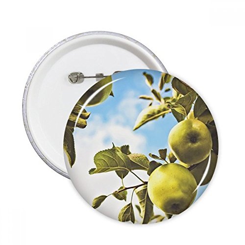 Badge rond poire fraîche M décore vos vêtements au quotidien