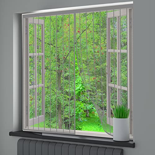 Magnet Fliegengitter Balkontür 150 x 80 cm Insektenschutz Balkontür...