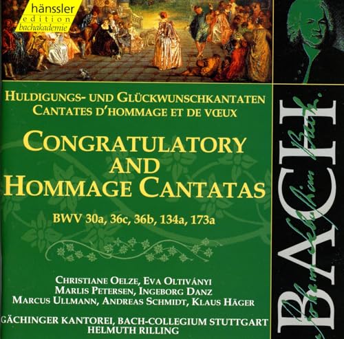 Spiele Bach Congratulatory & Hommage Cantatas von Helmuth Rilling auf