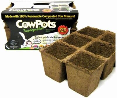 CowPots 3PK 3" SQ Seed Tray