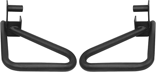 A2ZCARE Accesorio de barra de inmersión para estante de sentadillas, juego de 2 agarres múltiples para entrenamiento de fuerza, apto para jaula