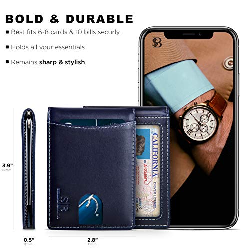 SERMAN-BRANDS-RFID-Blocking-Slim-Bifold-Genuine-Leather-Minimalist-Front-Pocket-Wallets-for-Men-with-Money-Clip-Thin-Gift
