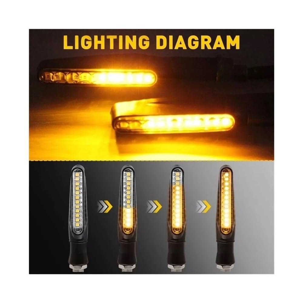 intermitentes led 4 Uds. Indicadores De Motocicleta 12V