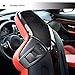 F80 M3 F82 F83 M4 Carbon Fiber Seat back Cover, for BMW 2014-2010 M3 M4 Dry Carbon Fiber Backseat Interior Decoration Trim Sticker(4 pcs/set)