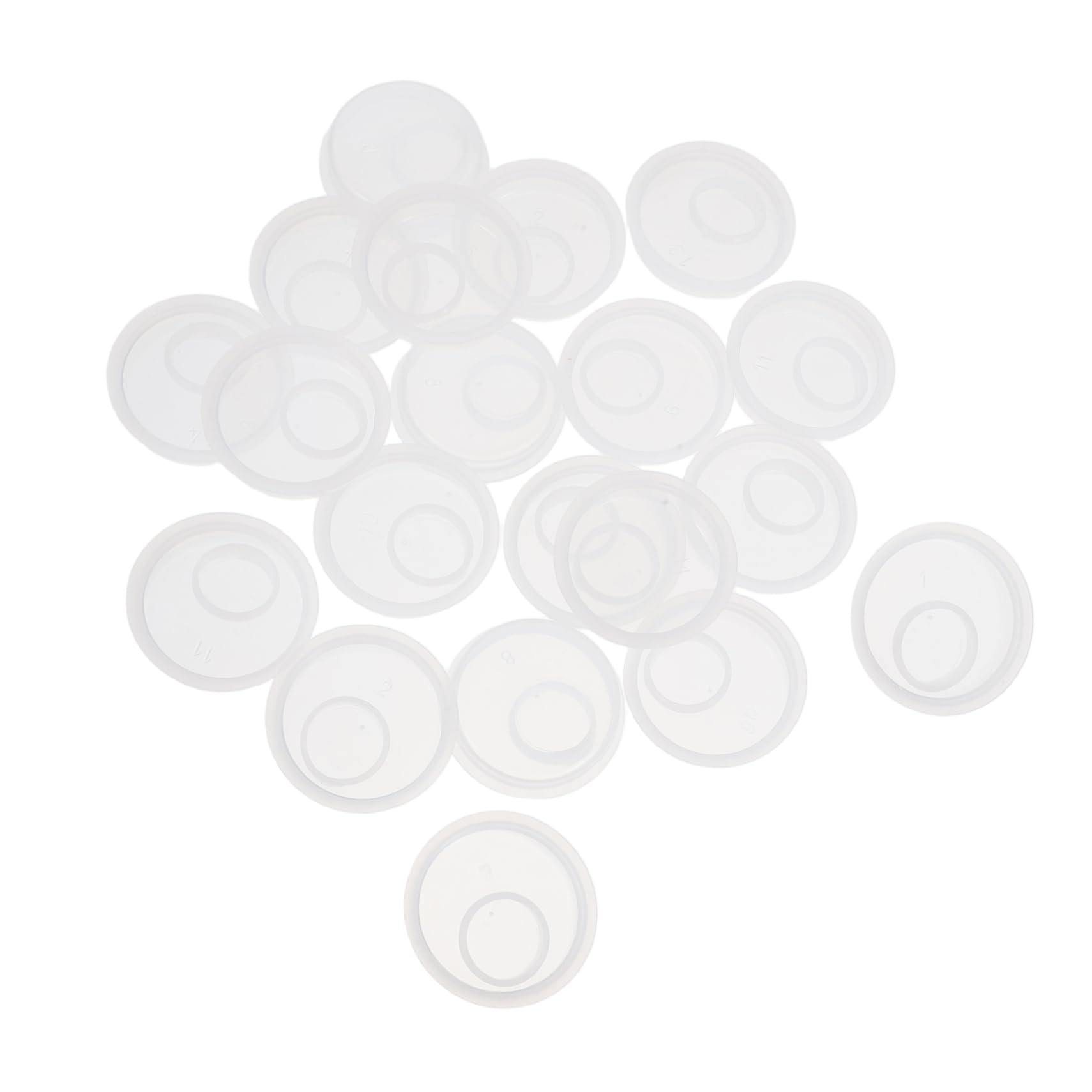 Hohopeti Oil Drum Accessories 20pcs Plastic Drum Caps Leakproof Bung Caps Industrial Use