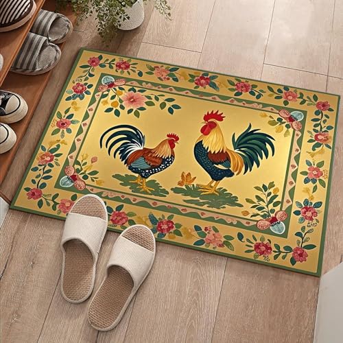 Tapete decorativo rustico boho 2x3 ft interior/exterior miniatura 2