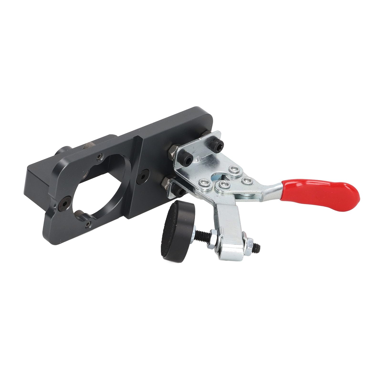 Kit di localizzazione fori per cerniera da 35 mm Strumento professionale per cerniera per mobili in lega di alluminio con anello di arresto della profondità e punte da trapa