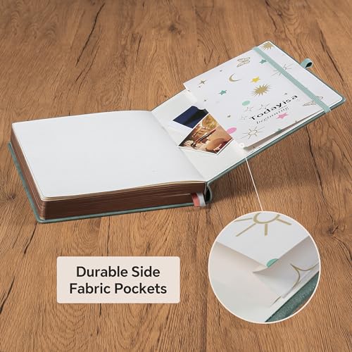 Journal for Men & Women, Daily for Classic Lined Writing, 360 Pages Hardcover Journaling Notebook with Pen, Vintage Sun & Moon Design, Premium Grey,B5 (7.7'' x 10'') - Image 6