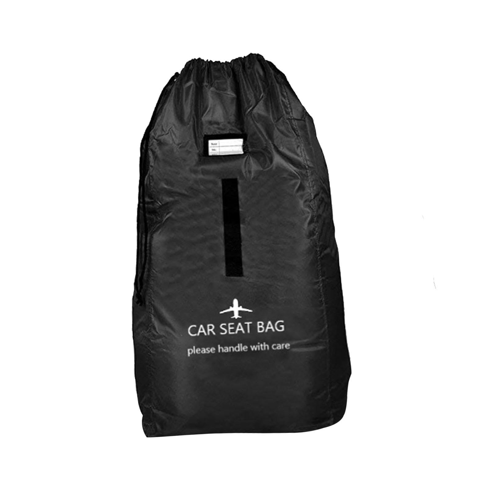 Sac de Siège Bébé Housse Protection Siège Auto Sac Porte-Poussette Tissu Oxford 300D Résistant Adapté Au Transport Aérien Déplacements Longs Ut, Noir
