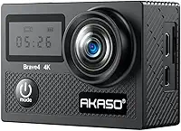 Câmera Esportiva Brave 4 4K, Wi-Fi, À Prova d'Água, Compacta e Leve, Ideal para Esportes Radicais, Gravação em, Design Resistente e Funcional para Aventuras ao Ar Livre