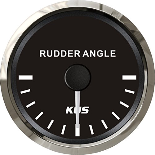 KUS DN52mm Black Rudder Angle Gauge PN: KY09011 (Black)