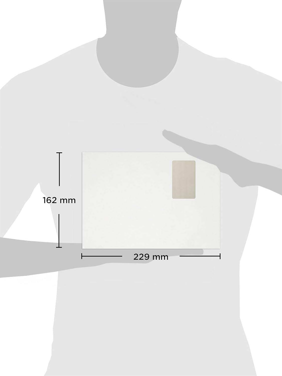 Purely Everyday FL2782 C4 324x229mm 90gsm Window Self Seal Envelope - White (Pack of 250)