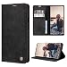 Produktbild RuiPower Handyhülle für OnePlus 8 Pro Hülle Premium Leder PU Flip Case Magnetisch Klapphülle Wallet Lederhülle Silikon Bumper Schutzhülle für OnePlus 8 Pro Tasche - Schwarz