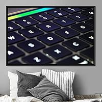 Framed Canvas Wall Art Pressed Quotes 3D Chic Inspirational Multicolor Pop Art Quotes Typography Ultra Whimsical - 16x24 inches