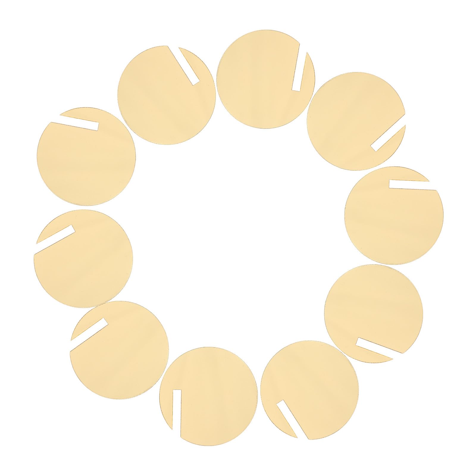 Marcadores de bebidas acrílicos para evitar confusiones en fiestas