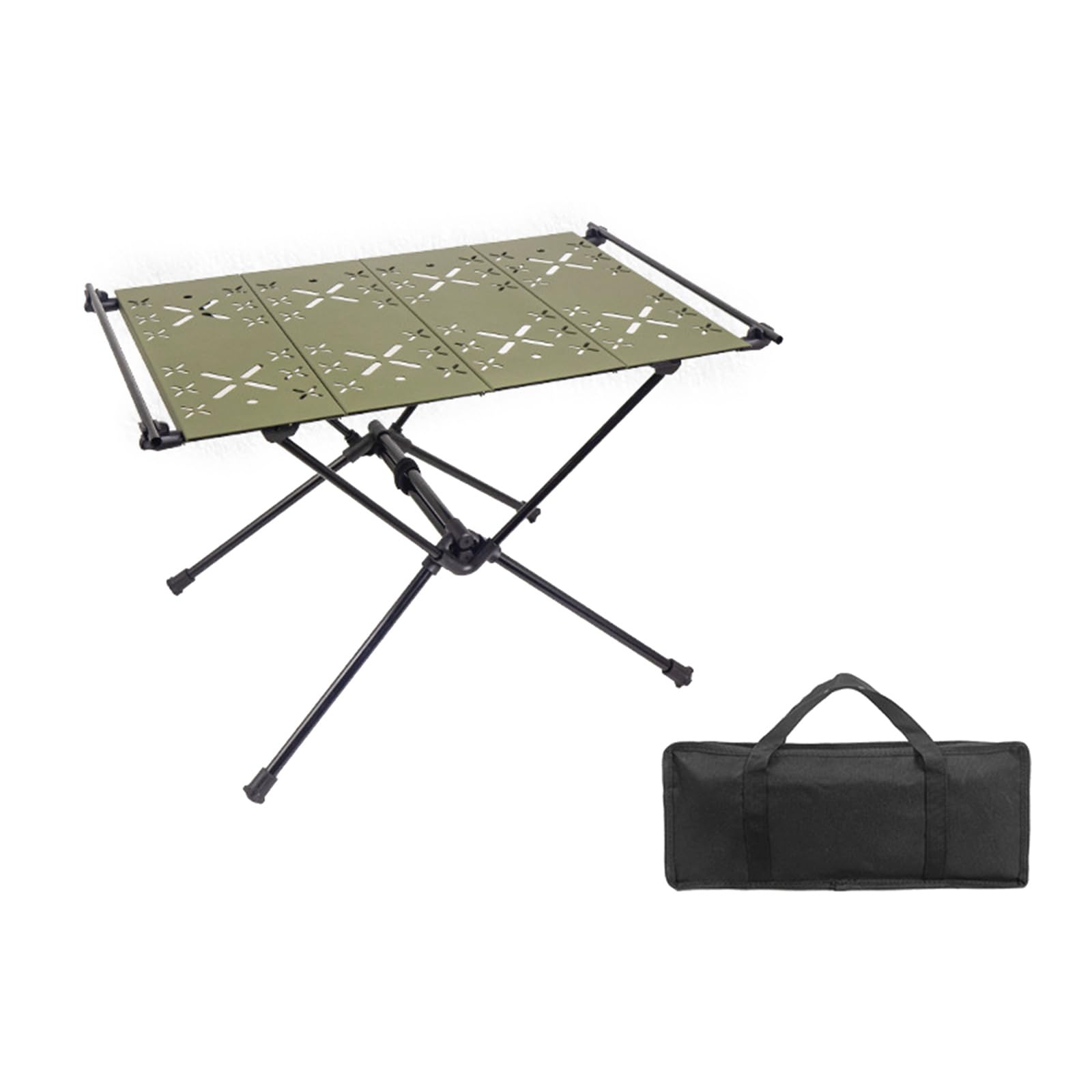 Table pliante portable compacte pour éviter de manger au sol en camping