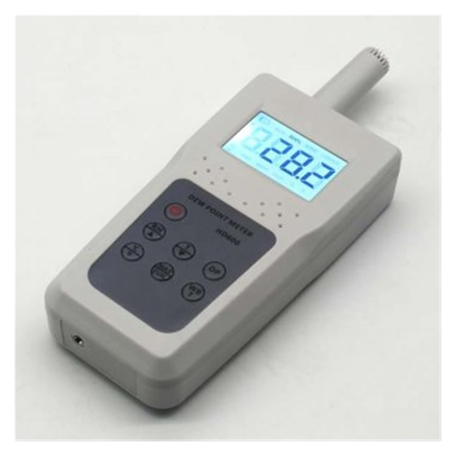 Humidimètre pour sol Testeur de point de rosée haute précision HD600 Détecteur de point de rosée de condensation de l'air Détecteur de rosée DÉTECTEUR PORTATEUR DE POINT DE POINT DE POINT pour jardin,