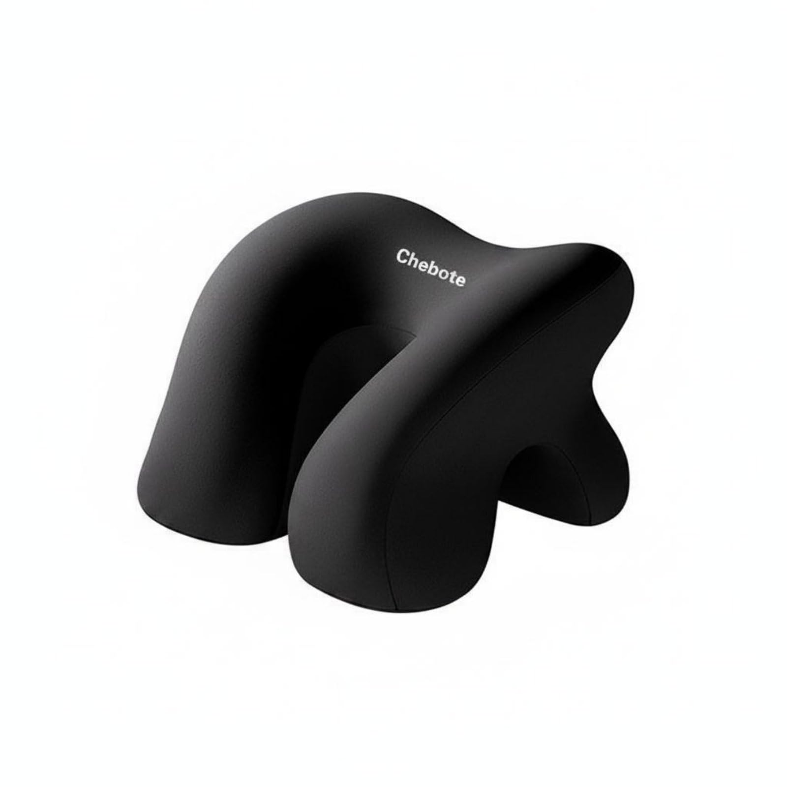 MERISHOPP Prevents Arm Numbness Ergonomic Desk Napping Pillow Breathable Face Down Sleeping Pillow Cervical Spine Support Office Rest Head Rest Multi-Functional for Students, School, Travel, Black-image-31