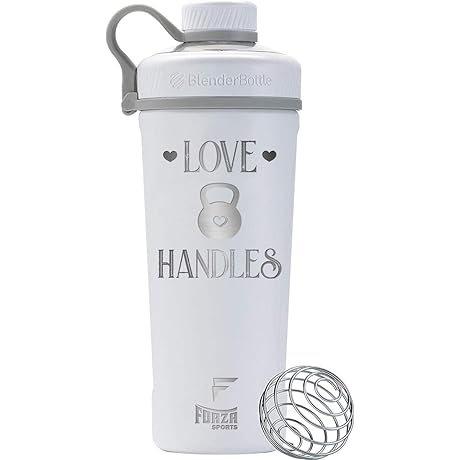 Blender Bottle Radian 26oz Shaker: 'Love Handles'